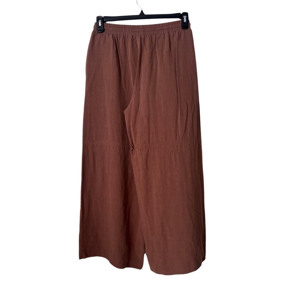 VICI + Caitlyn Collab Linen Blend Two Piece Set. Button top, wide leg pant, M - Picture 5 of 16